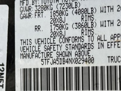 2022 Toyota Tundra Limited