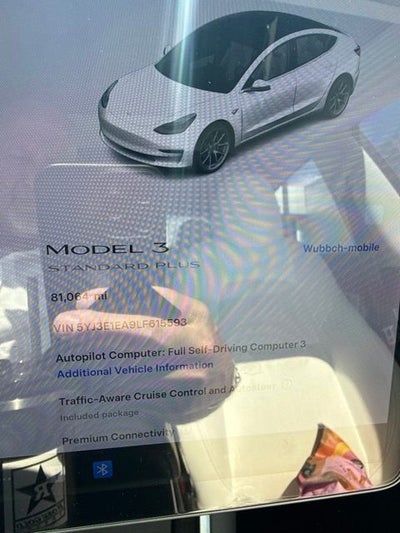2020 Tesla Model 3 Standard Range Plus