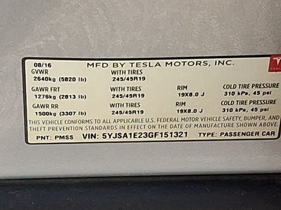 2016 Tesla Model S 90D