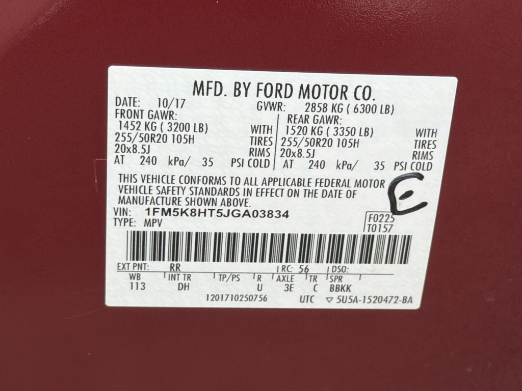 2018 Ford Explorer Platinum