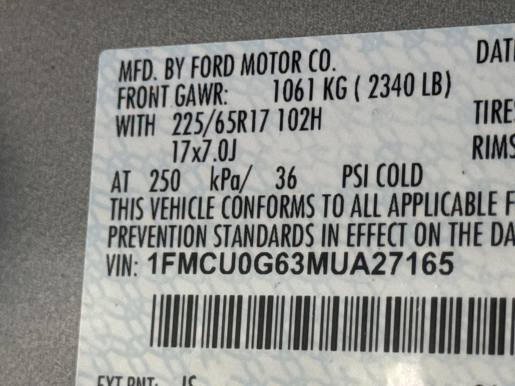 2021 Ford Escape SE
