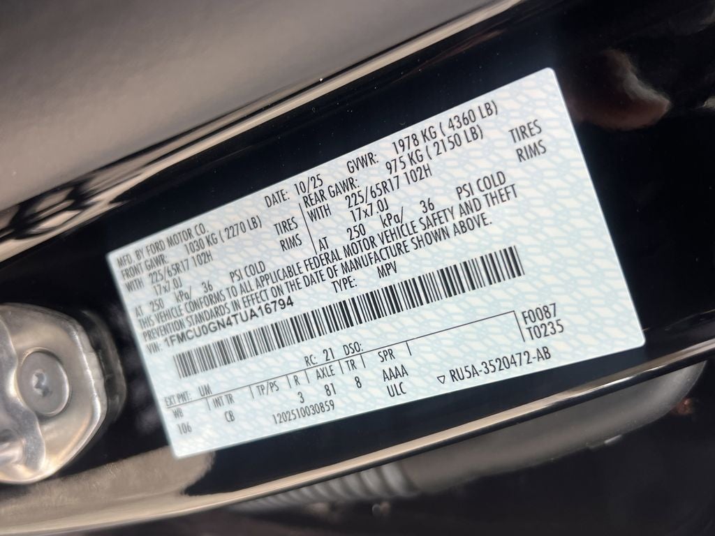 2026 Ford Escape Active