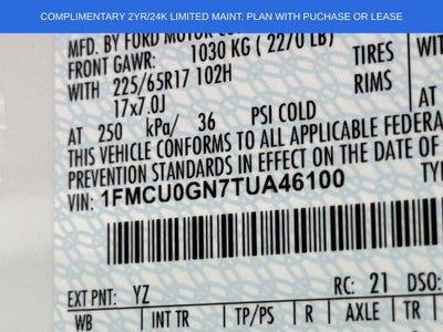 2026 Ford Escape Active