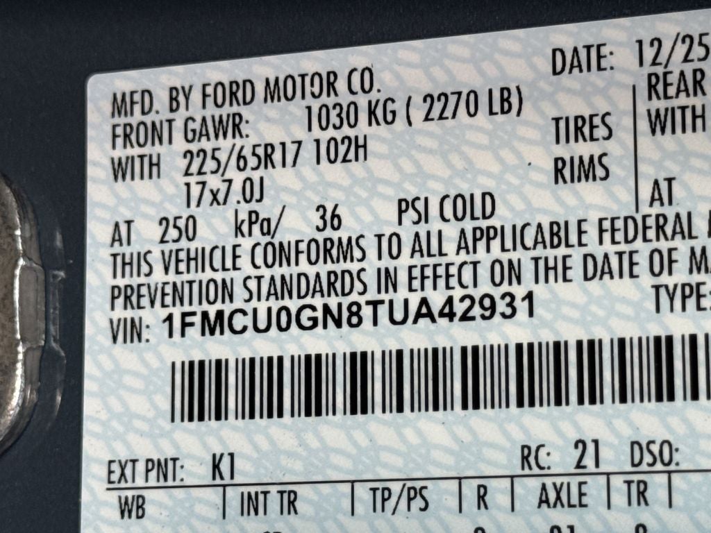 2026 Ford Escape Active