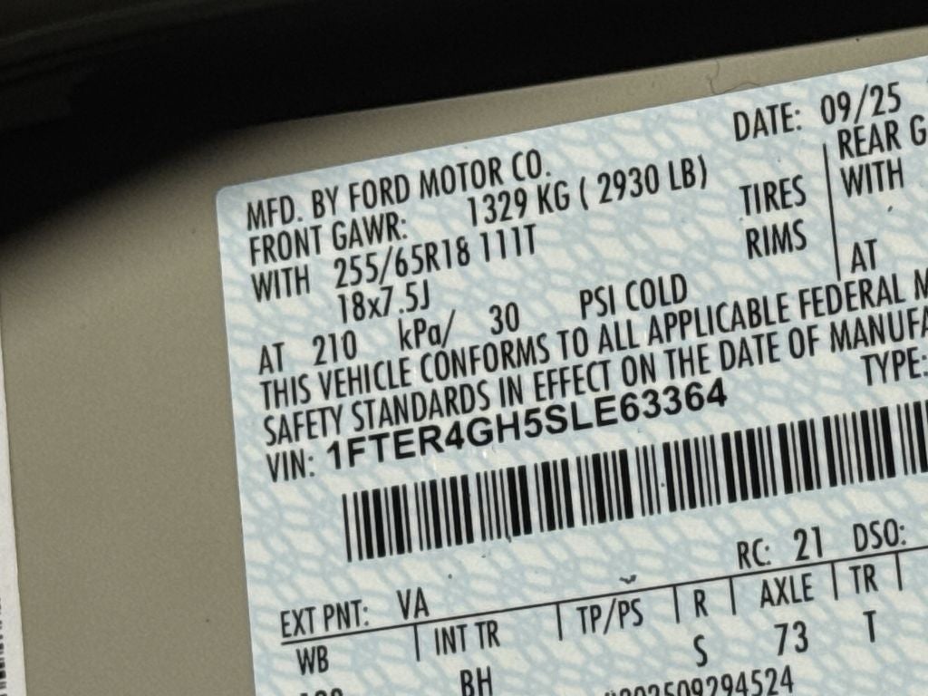 2025 Ford Ranger XLT