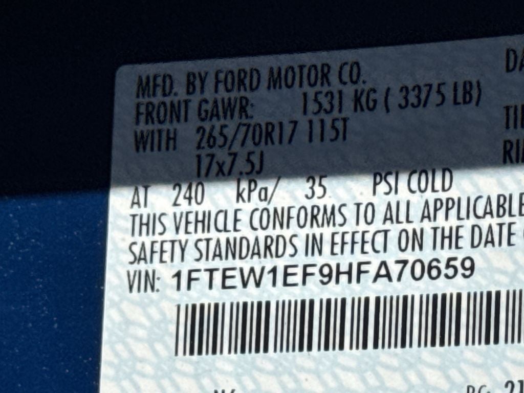 2017 Ford F-150 XL