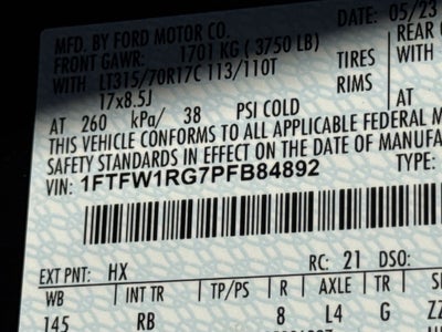 2023 Ford F-150 Raptor