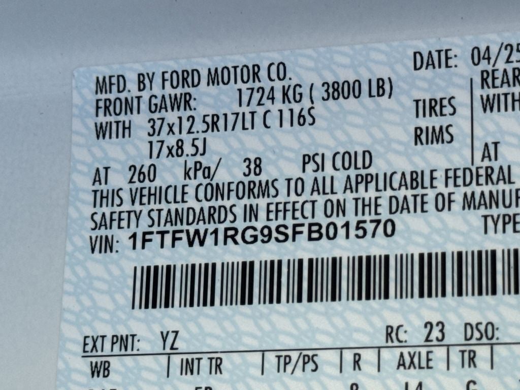 2025 Ford F-150 Raptor