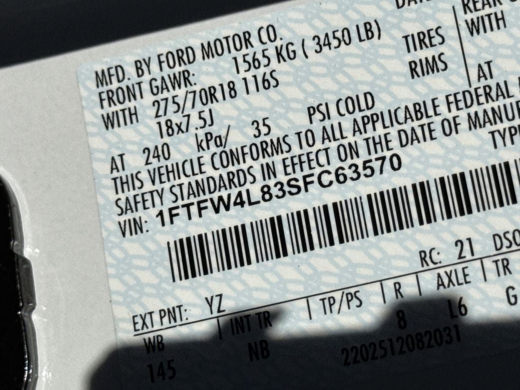 2025 Ford F-150 Tremor