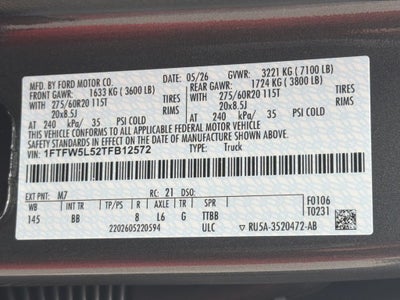 2026 Ford F-150 Lariat