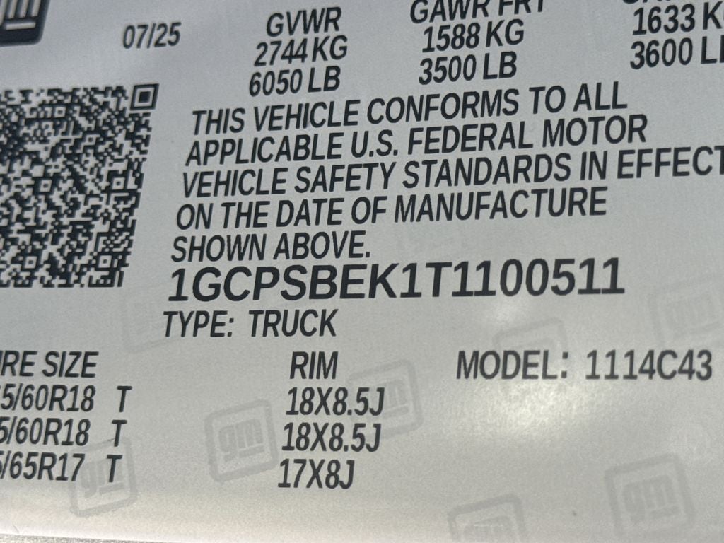 2026 Chevrolet Colorado Work Truck