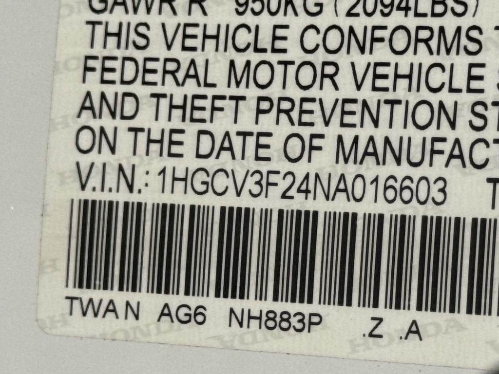 2022 Honda Accord Hybrid Sport