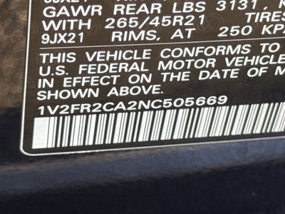 2022 Volkswagen Atlas 3.6L V6 SEL Premium R-Line