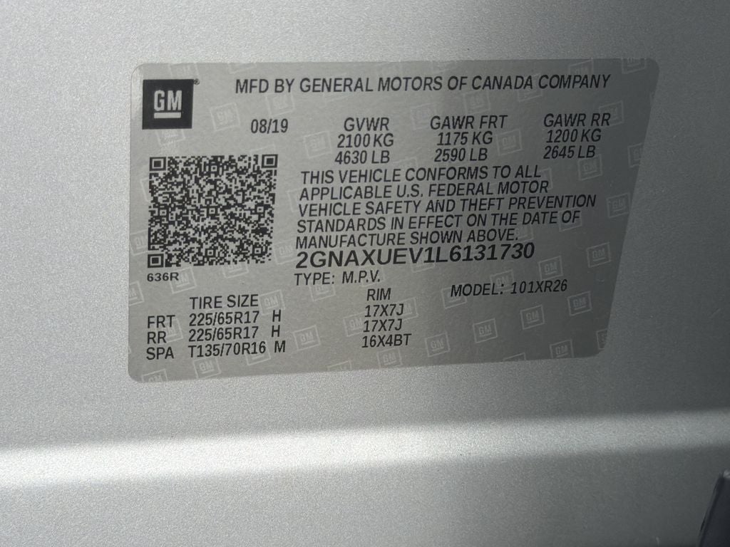 2020 Chevrolet Equinox LT