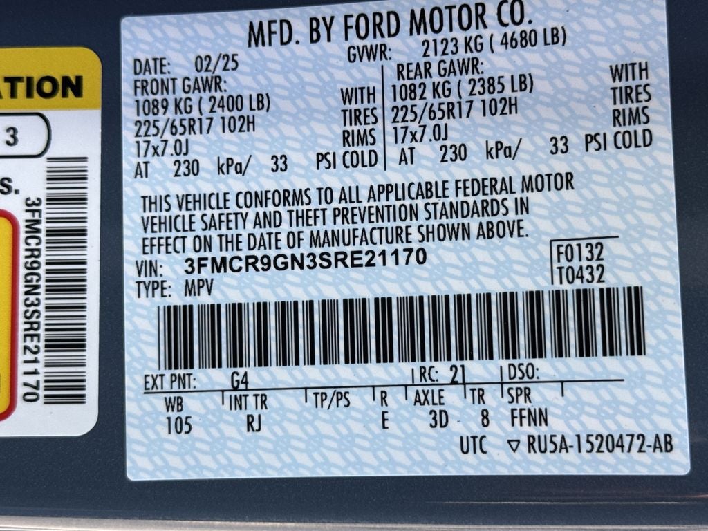 2025 Ford Bronco Sport Heritage