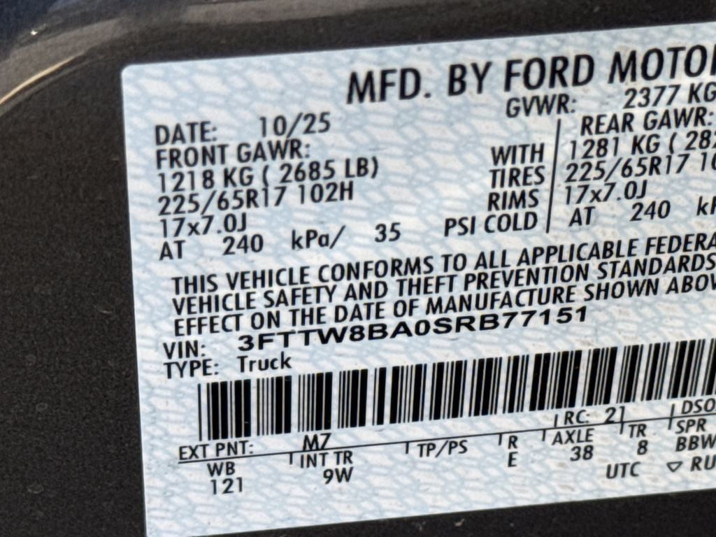 2025 Ford Maverick XL