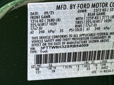 2025 Ford Maverick XLT