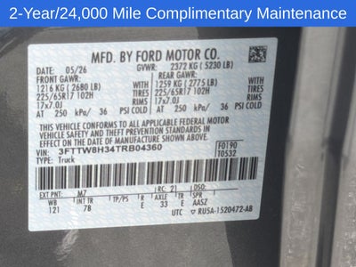 2026 Ford Maverick XLT
