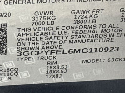 2021 Chevrolet Silverado 1500 LT Trail Boss