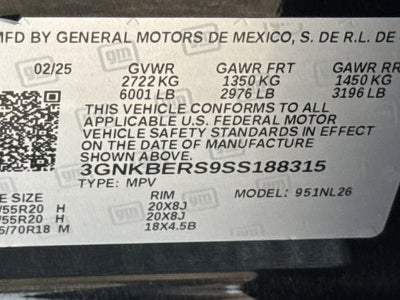 2025 Chevrolet Blazer RS