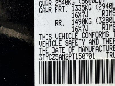 2023 Toyota Tacoma SR V6