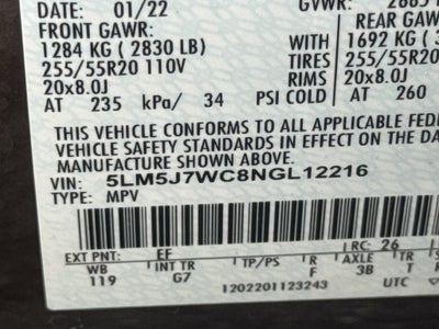 2022 Lincoln Aviator Reserve Premium