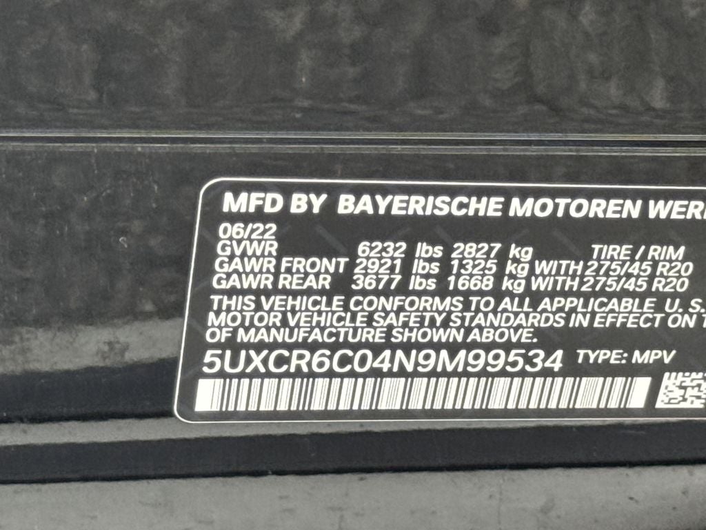 2022 BMW X5 xDrive40i