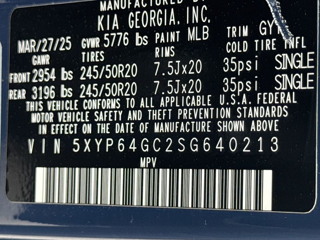 2025 Kia Telluride S