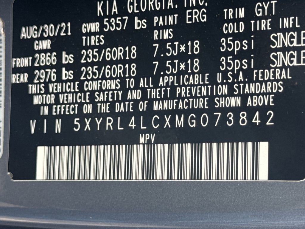 2021 Kia Sorento S