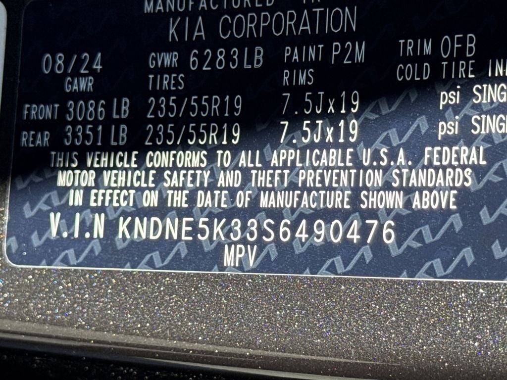 2025 Kia Carnival SX Prestige