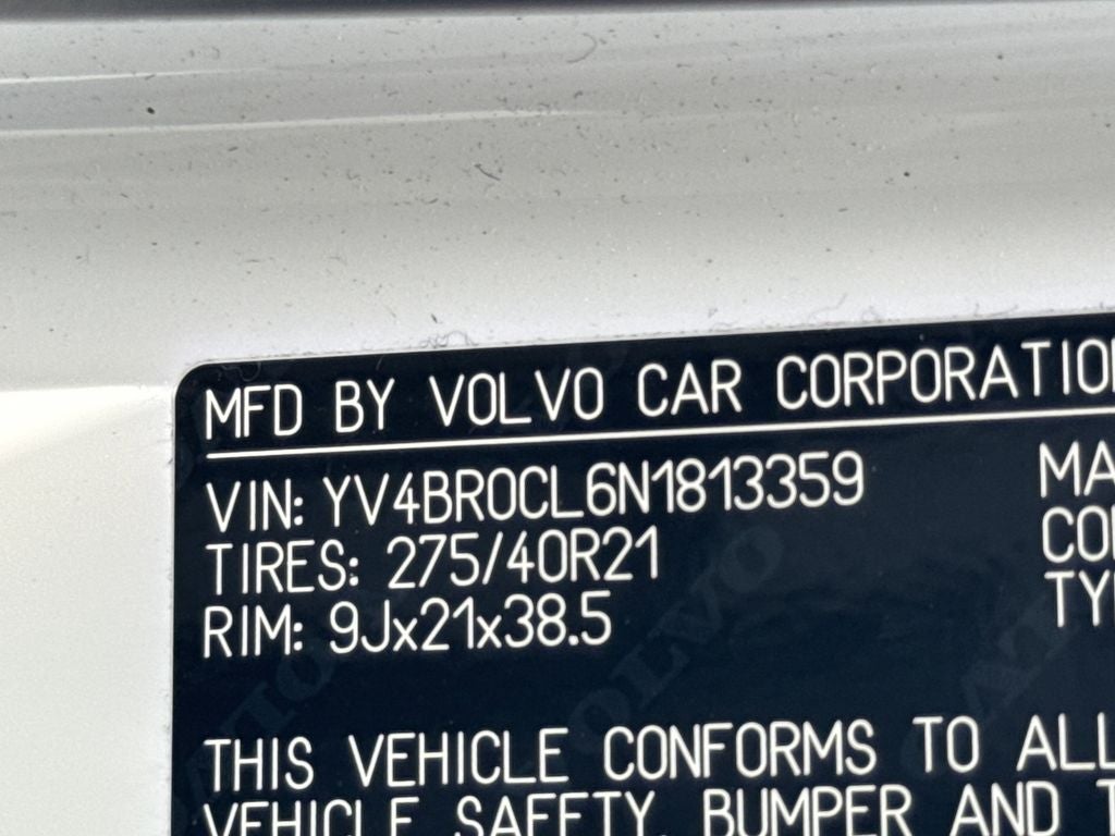 2022 Volvo XC90 Recharge Plug-In Hybrid T8 Inscription 7 Passenger